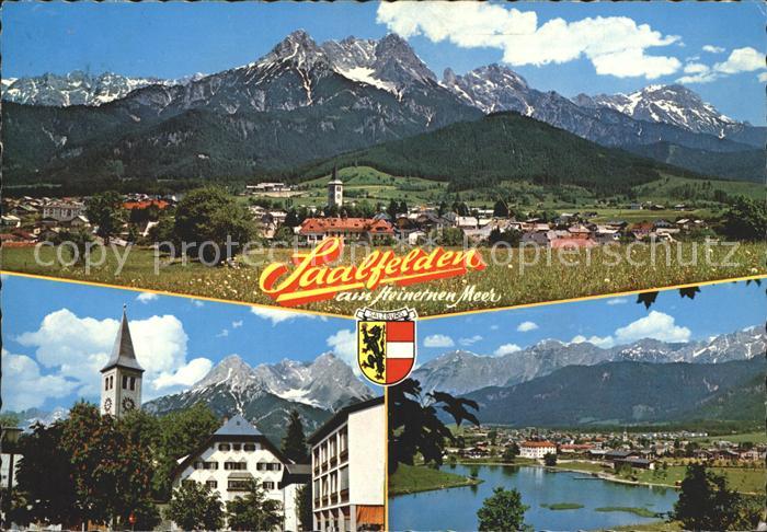 Saalfelden Steinerne Meer Panorama Teilansicht Bade und Erholungszentrum