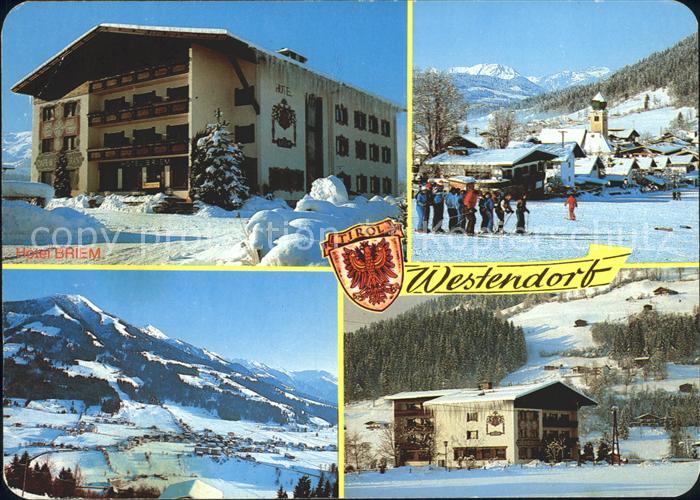 Westendorf Tirol Hotel Briem Ortsansicht Panorama