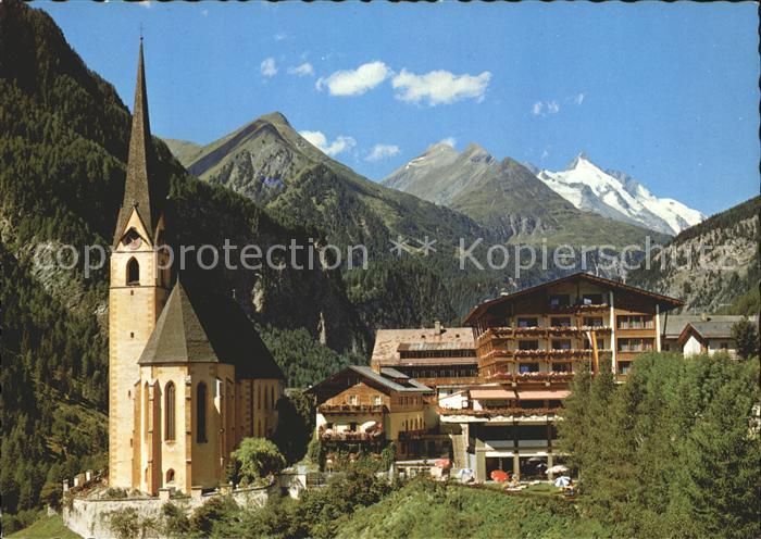 Heiligenblut Kaernten Hotel Glocknerhof und Haus Hubertus Kirche