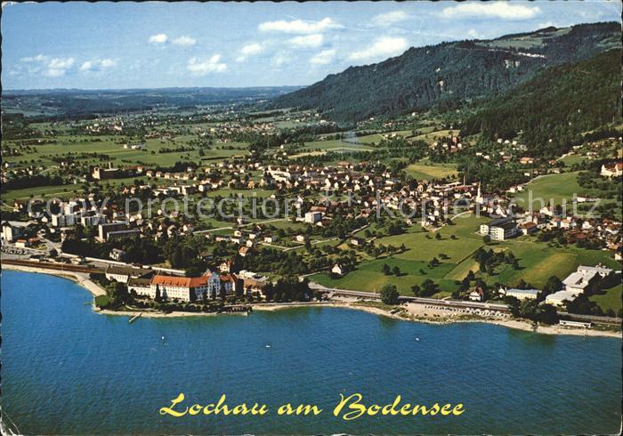 Lochau Bregenz Vorarlberg am Bodensee Fliegeraufnahme