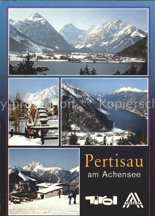 Pertisau Achensee Panorama Teilansichten Skigebiet