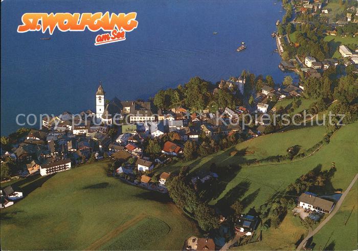 St Wolfgang Wolfgangsee Fliegeraufnahme