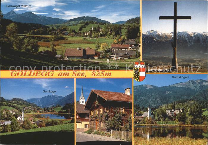 Goldegg mit Bernkogel Gernkogel Gamskogel Gipfelkreuz Gamskoegerl