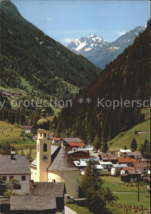 See Tirol Teilansicht Kirche Paznauntal