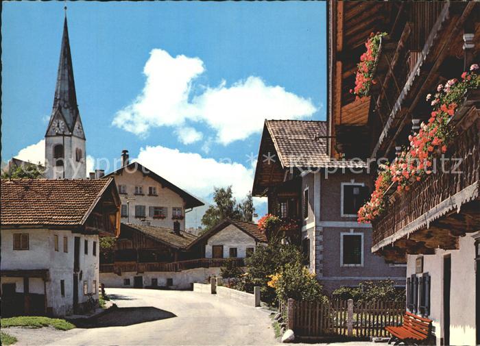 Kundl Dorfmotiv Kirche