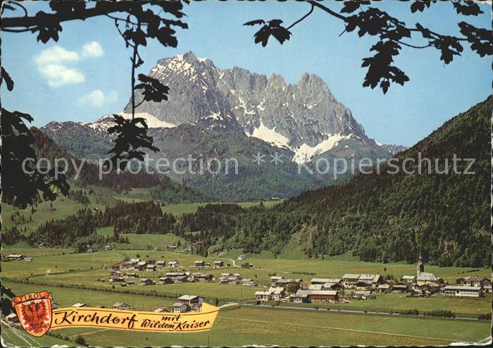 Kirchdorf Tirol mit Wildem Kaiser