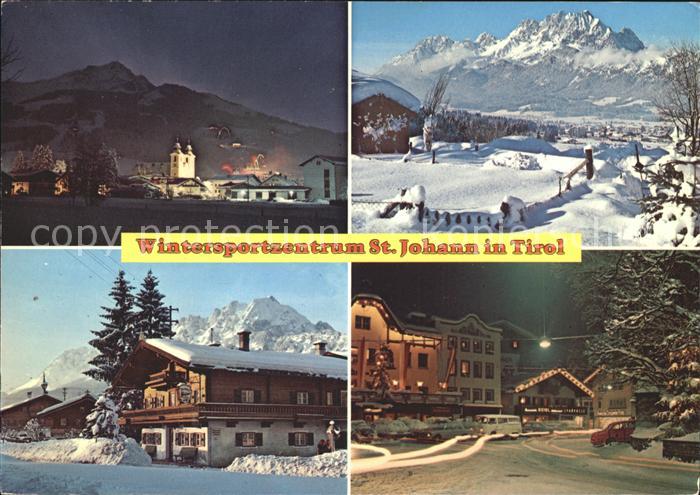 St Johann Tirol Ortsansicht Dorfpartien Panorama