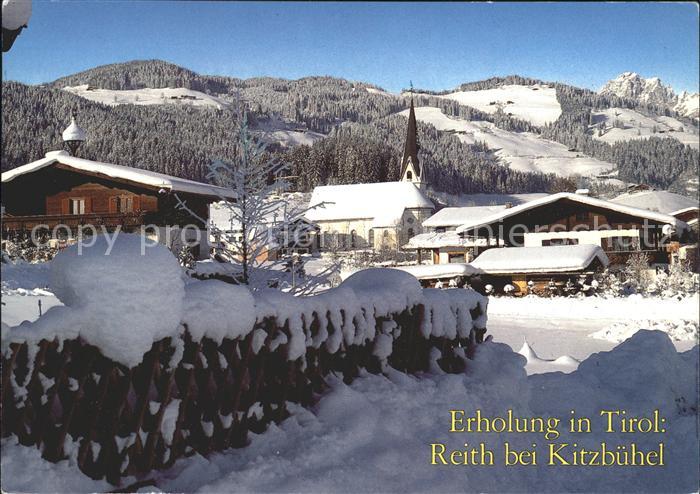 Reith Kitzbuehel Dorfpartie Winteridyll