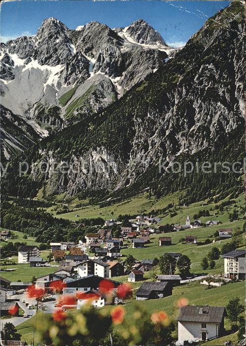 Brand Bludenz mit Schesaplana