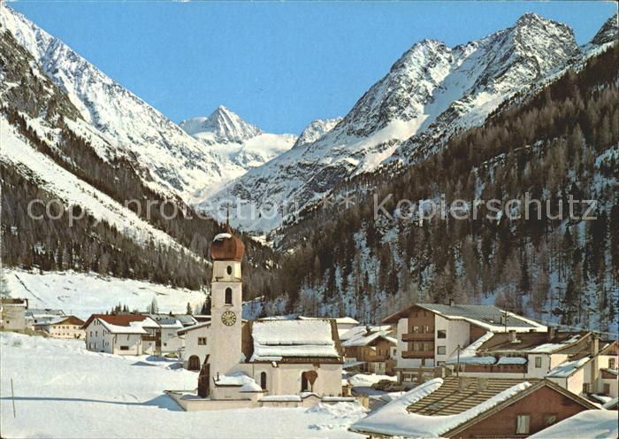 Gries Laengenfeld Tirol Ortsansicht Kirche