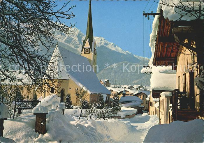 Abtenau Dorfpartie Kirche Tennengebirge