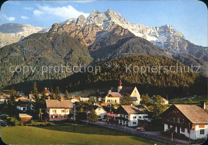 Waidring Tirol mit Loferer Steinbergen