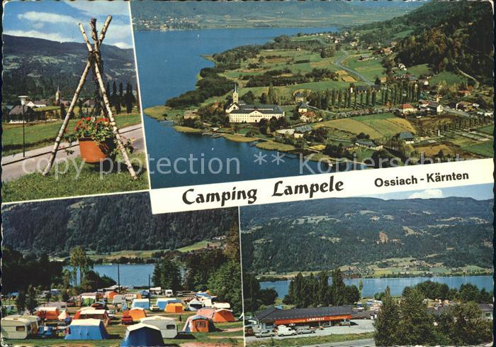 Ossiach Ossiachersee Camping Lampele Fliegeraufnahme