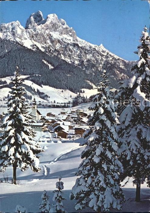 Tannheim Tirol mit Rotflueh und Gimpel