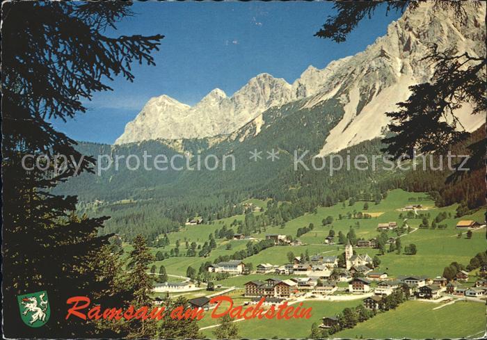 Ramsau Dachstein Steiermark mit Torstein Mitterspitz Hoher Dachstein Tuerlspitz