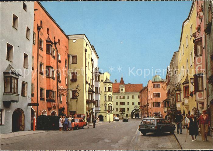 Rattenberg Inn Strassenpartie