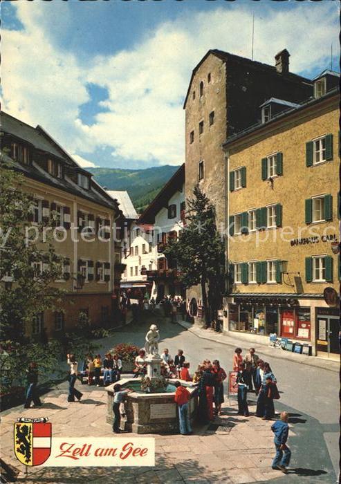 Zell See Stadtplatz mit Kastner oder Vogtturm