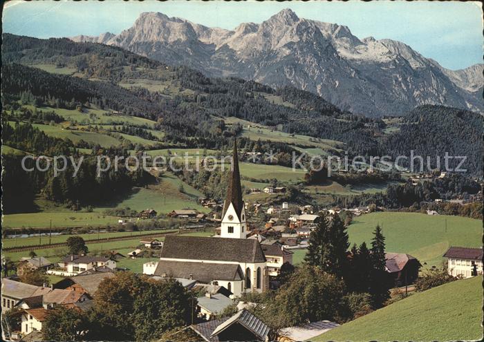 Bischofshofen Ortsblick Kirche