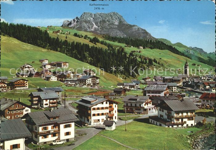 Lech Vorarlberg mit Karhornmassiv