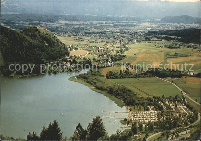 Ossiachersee Camping Annenheim mit Ruine Landskron