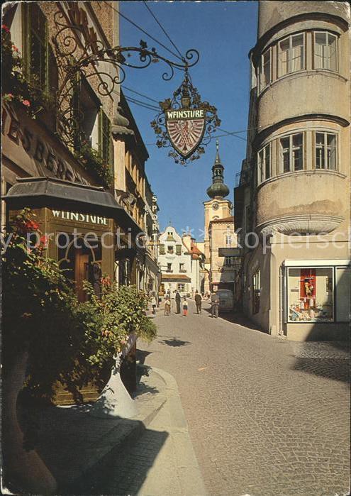 Gmunden Salzkammergut Blick in die Kirchengasse