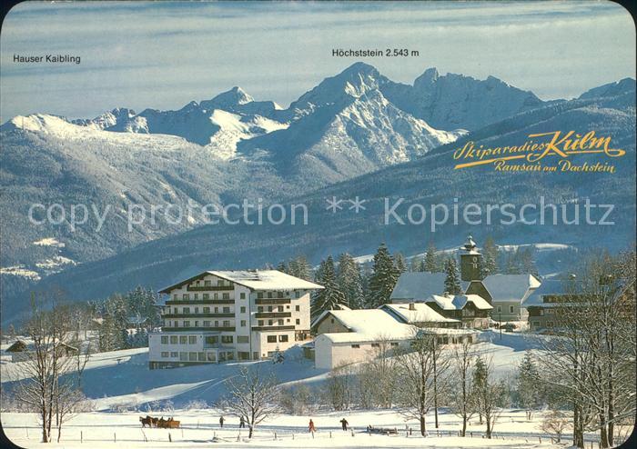 Ramsau Dachstein Steiermark Skizentrum Dachstein Tauernregion Hauser Kaibling Ho