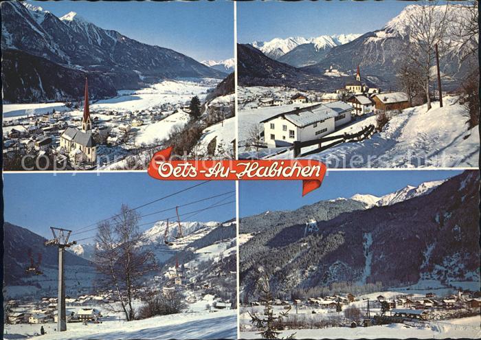 Oetz mit Au Sesselbahn Hoch Oetz und Habichen