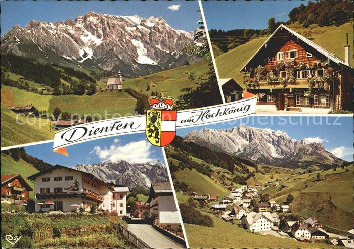 Dienten Hochkoenig Panorama Dorfmotive