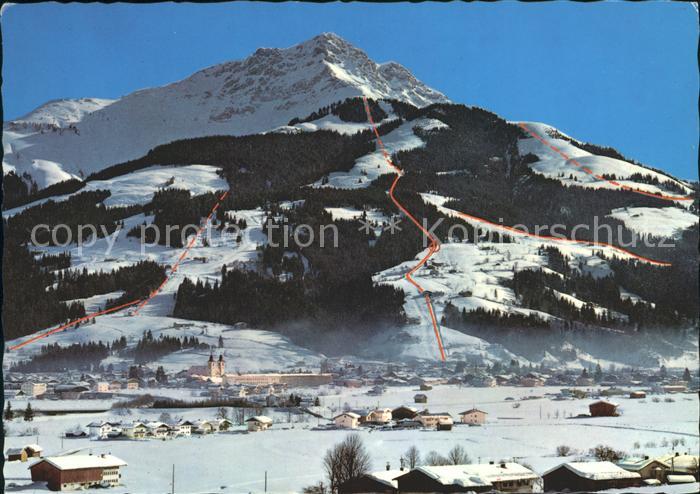 St Johann Tirol mit Kitzbueheler Horn