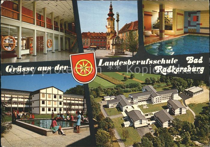 Bad Radkersburg Landesberufsschule Hallenbad Fliegeraufnahme