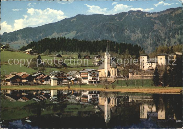 Goldegg Teilansicht Bahnstation Schwarzach