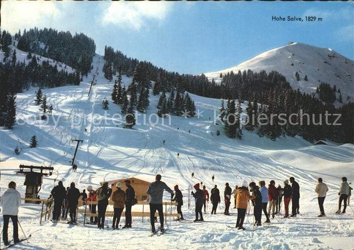 Brixen Thale Sonnen und Skizentrum Hochbrixen Skilift Hohe Salve