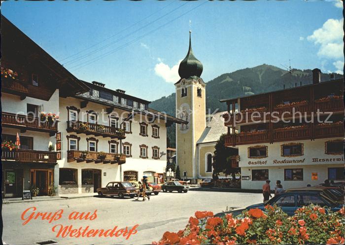 Westendorf Tirol Strassenpartie Kirche