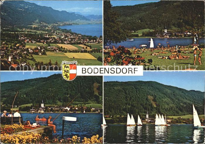 Bodensdorf Steindorf Seebad am Nordufer des Ossiachersees mit Ossiach