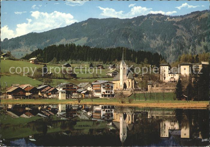 Goldegg mit Bahnstation Schwarzach