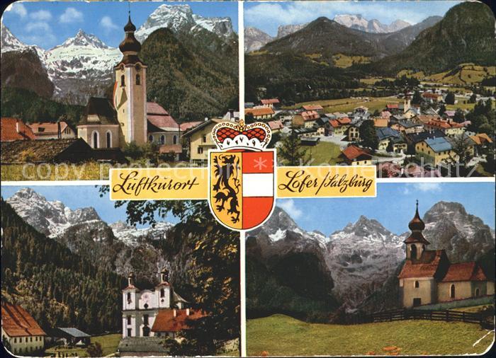 Lofer Wallfahrtsort Maria Kirchental Wallfahrtskirchlein in Au mit den Loferer S