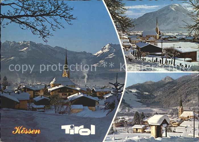 Koessen Tirol am Wilden Kaiser Ortsansichten