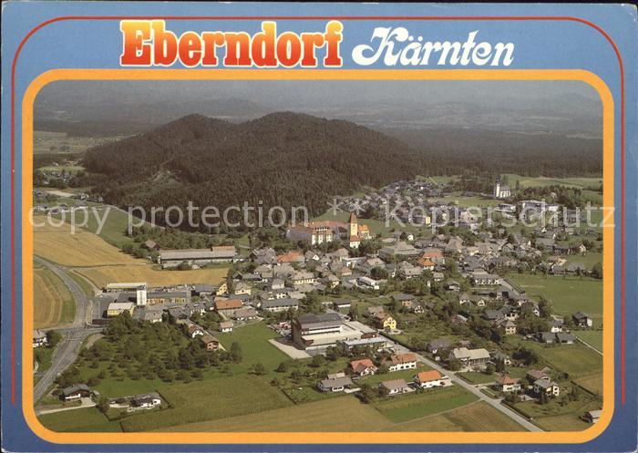 Eberndorf Fliegeraufnahme Markt im Jauntal ehem Stift