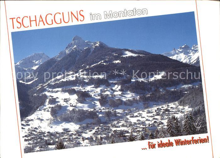 Tschagguns Vorarlberg mit Mittagspitze und Drei Tuerme