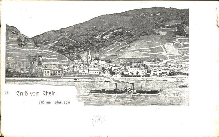 Assmannshausen Rhein Dampfer