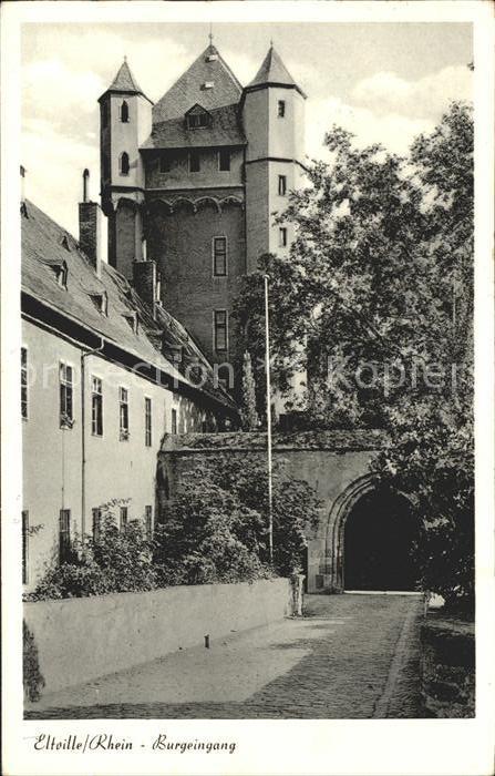 Eltville Rhein Burgeingang