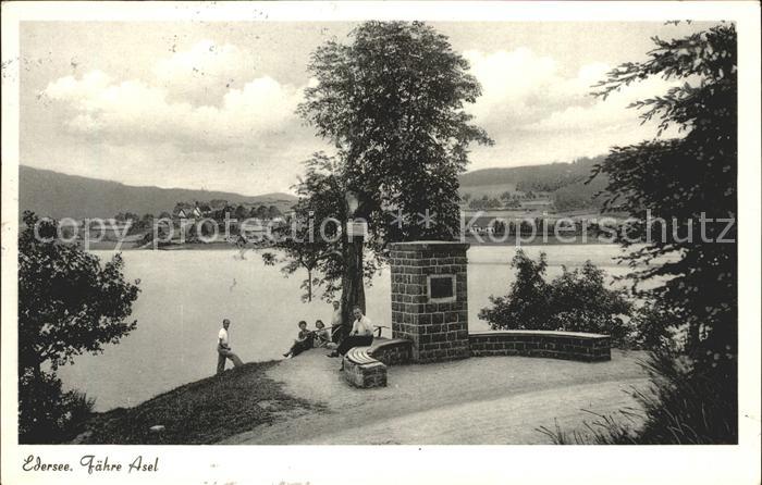 Edersee Faehre Asel