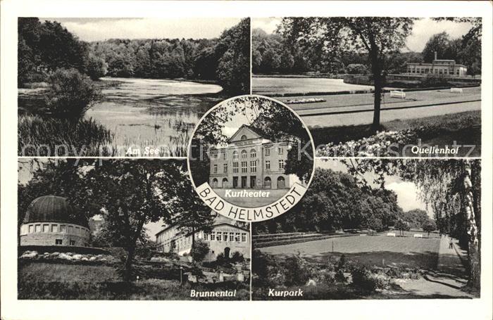 Bad Helmstedt Kurtheater Quellenhof Kurpark Brunnental