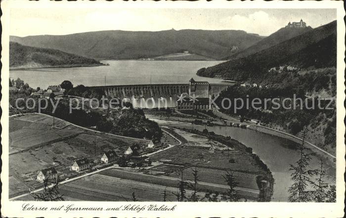 Edersee Sperrmauer Schloss Waldeck