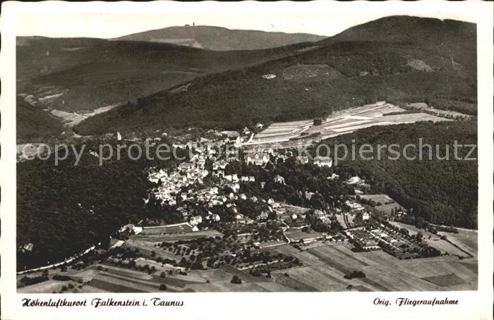 Falkenstein Taunus Fliegeraufnahme