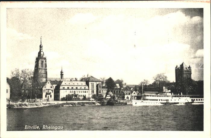Eltville Rhein Seitenraddampfer