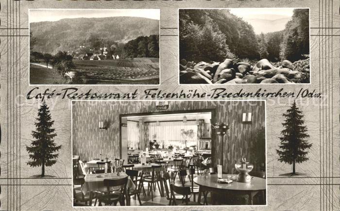 Beedenkirchen Cafe-Restaurant Felsenhoehe