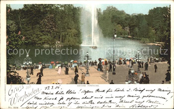 Wiesbaden Grosse Fontaine