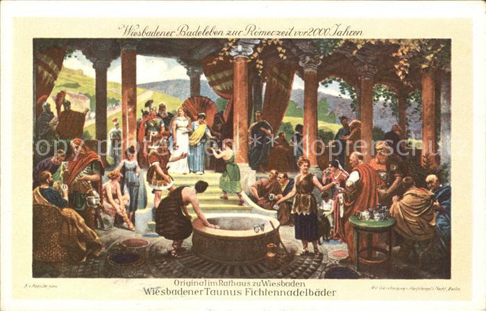 Wiesbaden Roemerzeit Fichtennadelbaeder