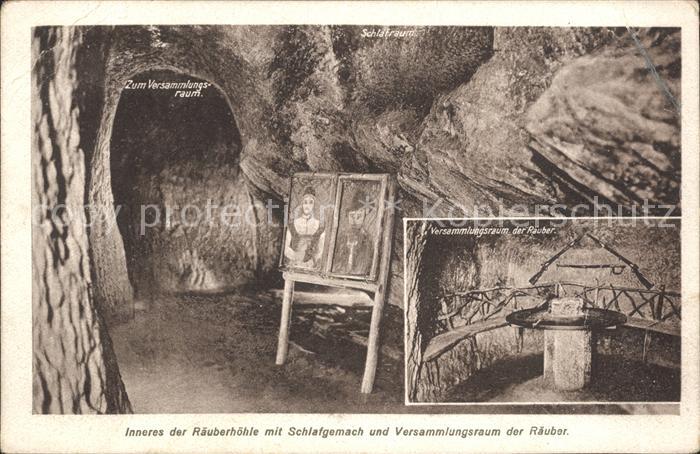 Nerotal Wiesbaden Leichtweisshoehle Raeuberhoehle Schlafgemach Versammlungsraum